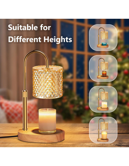 Calentador de Velas Eléctrico Seenlast con Temporizador y Regulador