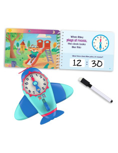 Conjunto de Aprendizaje de la Hora Educational Insights - Reloj Interactivo para Niños 6+