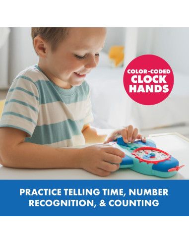 Conjunto de Aprendizaje de la Hora Educational Insights - Reloj Interactivo para Niños 6+