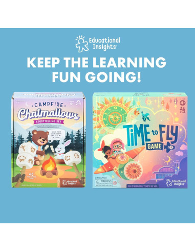 Conjunto de Aprendizaje de la Hora Educational Insights - Reloj Interactivo para Niños 6+