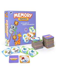 Juego de Memoria Point Games para Niños - 52 Cartas Didácticas