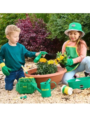 Juego de Jardinería para Niños Red Toolbox - 23 Piezas con Semillas