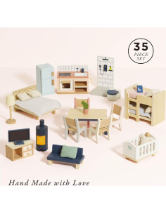 Juego de Muebles de Madera Le Toy Van Daisylane 37 Piezas 2