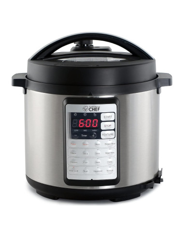 Olla de Presión Eléctrica Commercial Chef 6.3L Acero Inoxidable