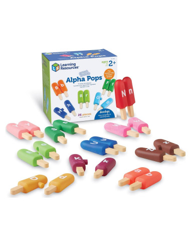Juguetes de Aprendizaje Learning Resources Alpha Pops 26 Piezas