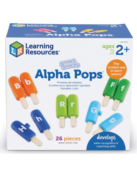 Juguetes de Aprendizaje Learning Resources Alpha Pops 26 Piezas