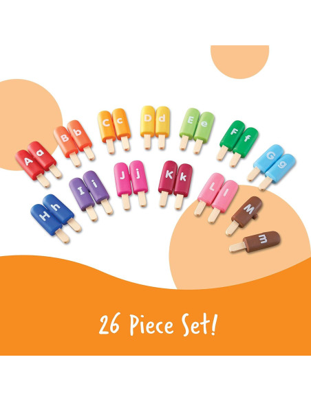 Juguetes de Aprendizaje Learning Resources Alpha Pops 26 Piezas