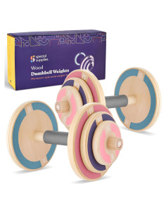 Conjunto de Pesas de Madera para Niños Suministros Especiales