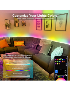 Barra de Luz LED RGBCW 30W IP67 2 Piezas para Exterior 2