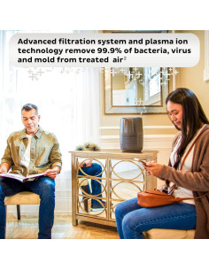 Purificador de Aire Instant HEPA 58.6m2 Silencioso Carbono 2