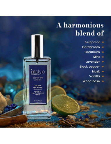 Eau de Parfum InStyle 100ml Ámbar Fougere para Hombres