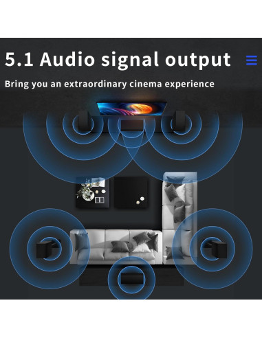 Procesador de Karaoke K-7 con Bluetooth y Ecualizador