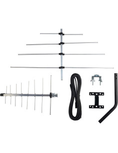 Antena Yagi Exterior McDuory UHD-3968 para TV 4K/1080P 2
