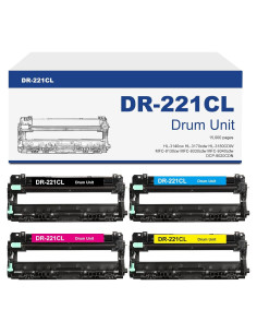 Unidad de Tambor DR-221CL BUEGOO para Brother - 4 Unidades