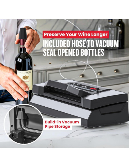 Máquina de Sellado al Vacío Magic Mill MVS-5181 135W Acero Inoxidable