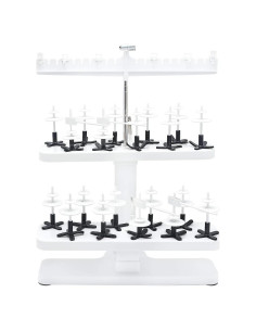 Soporte de Hilo de 20 Conos Sew Tech Ajustable para Bordar