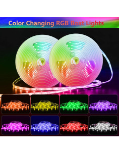Luces de tira LED Vbakor 10m RGB impermeables para barco 2