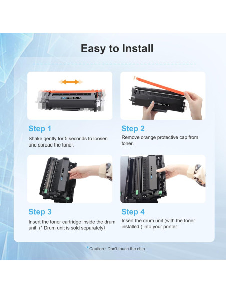 Tóner TN760 Negro Brother - 4 Cartuchos, 3000 Páginas