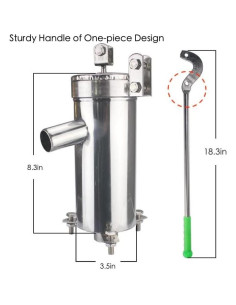 Bomba de Succión Manual de Pozo Profundo Eyes.sys 10m Acero Inoxidable 2