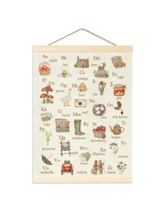 Decoración de Pared Infantil BirtDerr Woodland 45x31.5cm