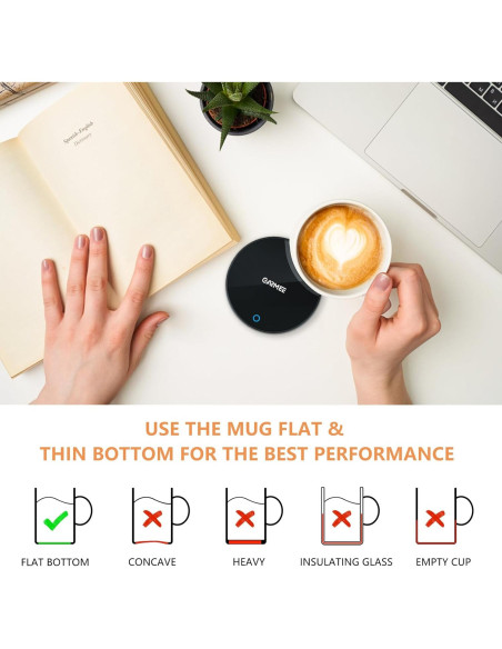 Calentador de Té y Taza - 2 Temperaturas, Portátil