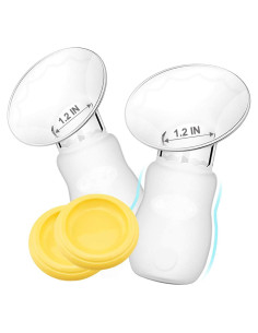 Paquete de 2 Extractores de Leche Manuales de Silicona - Libre de BPA