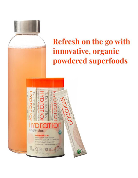 Agua de Hidratación de Sandía Orgánica La República del Té 85g