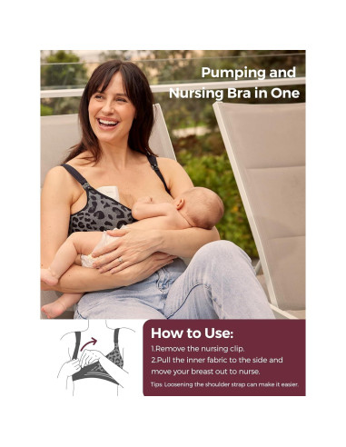 Sujetador de Extracción Manos Libres Momcozy HF022-A