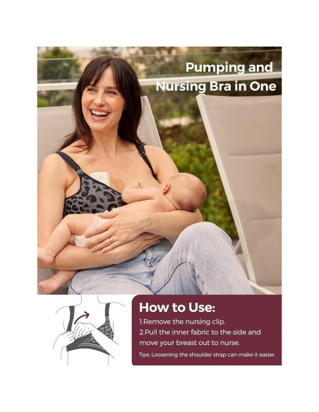 Sujetador de Extracción Manos Libres Momcozy HF022-A