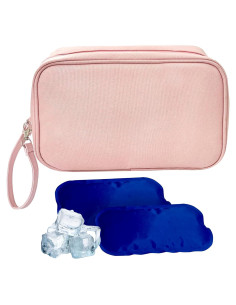 Bolsa Enfriadora de Leche Materna Genérica Rosa Aislada 335ml