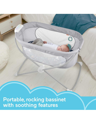 Cuna portátil Fisher-Price Soothing View Vibe 0+ meses
