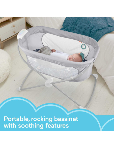 Cuna portátil Fisher-Price Soothing View Vibe 0+ meses