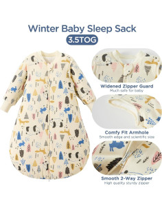 Saco de Dormir Invierno Duomiaomiao 100% Algodón Grande 2