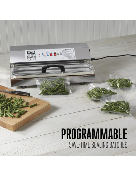 Sellador al Vacío Weston PRO 3000 Acero Inoxidable 935W