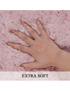 Alfombra de Baño Antideslizante Rosa Sheepping 150x51 cm 2