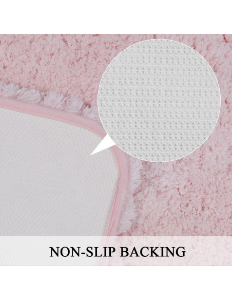 Alfombra de Baño Antideslizante Rosa Sheepping 150x51 cm Alfombra de Baño Antideslizante Rosa Sheepping 150x51 cm