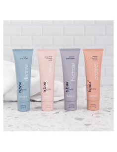 b.box Cuidado de la Piel Minis - Gel, Loción, Remojo y Crema 59ml