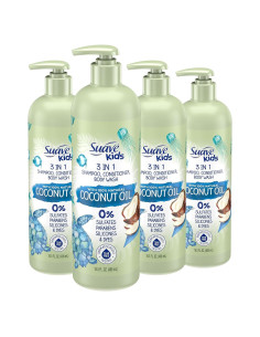 Suave Kids Champú 3 en 1 con Aceite de Coco Natural 1.88 kg
