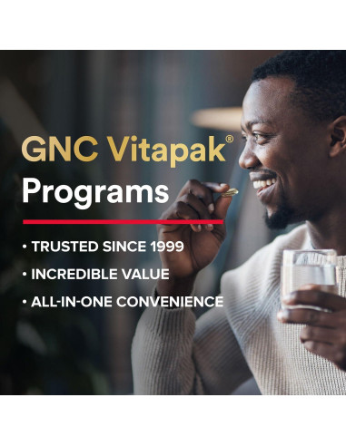 Vitapak Energía y Metabolismo GNC Mega Men, 30 Paquetes