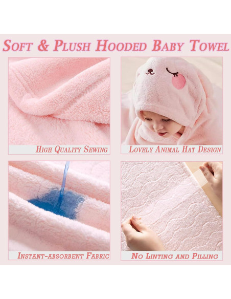 Juego de 2 Toallas con Capucha FOINEMYED 70x140 cm Niños