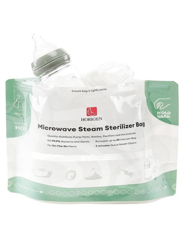 Bolsas Esterilizadoras de Microondas Horigen - 16 Paquetes