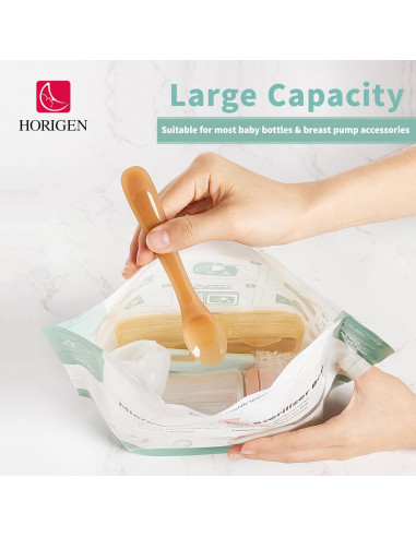 Bolsas Esterilizadoras de Microondas Horigen - 16 Paquetes