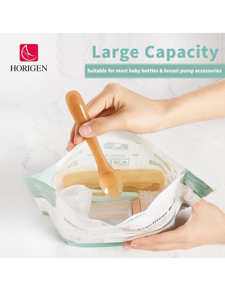 Bolsas Esterilizadoras de Microondas Horigen - 16 Paquetes