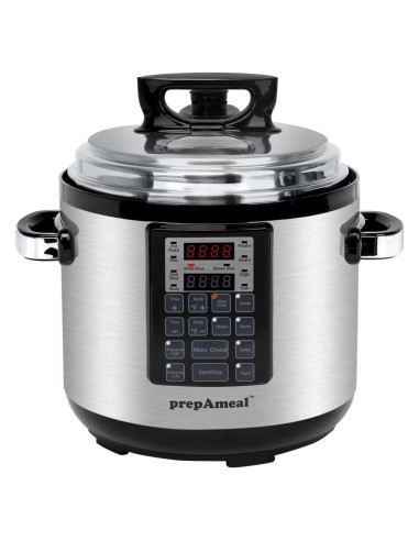 Olla a presión eléctrica prepAmeal 6QT 8 en 1 multifuncional