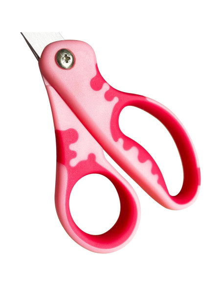 Tijeras para Niños Oiijiok con Funda Punta Roma - Paquete de 5 Tijeras para Niños Oiijiok con Funda Punta Roma - Paquete de 5