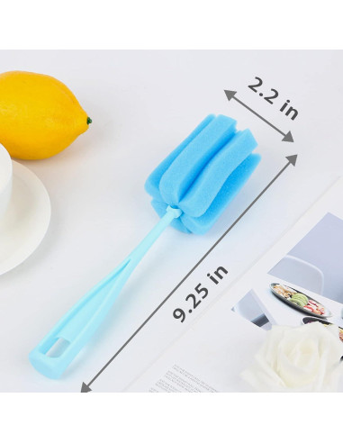 Esponja Limpiadora para Botellas INVODA 4 Pcs 23.5 cm