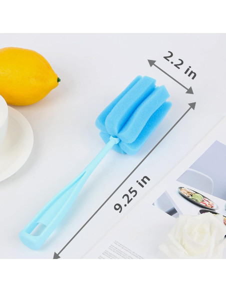 Esponja Limpiadora para Botellas INVODA 4 Pcs 23.5 cm