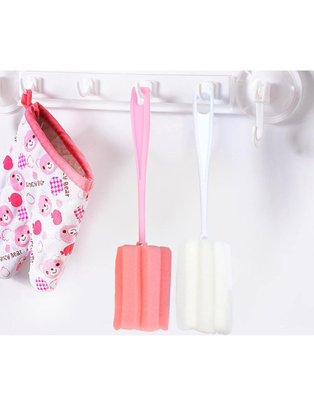 Esponja Limpiadora para Botellas INVODA 4 Pcs 23.5 cm