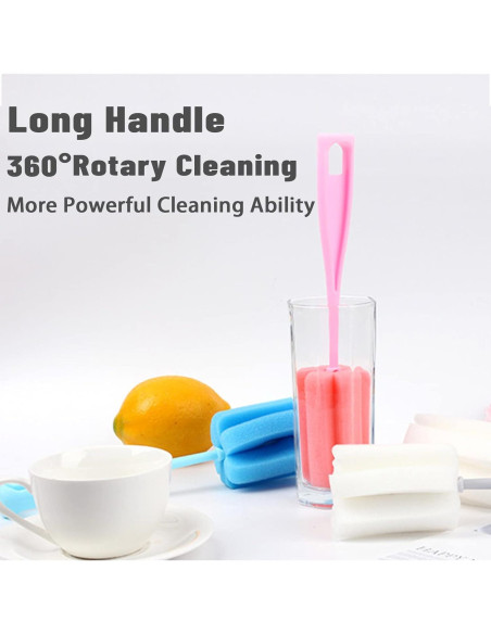 Esponja Limpiadora para Botellas INVODA 4 Pcs 23.5 cm