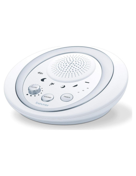 Máquina de Ruido Blanco Beurer WN50, 6 Sonidos Relajantes, Portátil